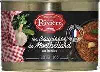 Mängden socker i Saucisses de Montbéliard aux lentilles