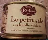 Mängden socker i Le Petit salé aux lentilles cuisinées