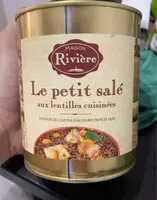 Mängden socker i Le petit salé aux lentilles cuisinées