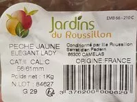 Mängden socker i Pêches jaune Elegant Lady