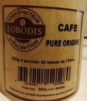 Mängden socker i Cafe pur origine