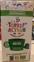 Mängden socker i Bolivie - pur Arabica - intensité 6