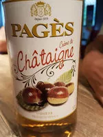 Mängden socker i pages creme de châtaigne 1l