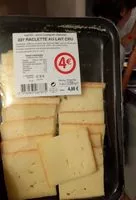 Mängden socker i Raclette au lait cru