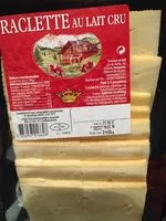 Mängden socker i Raclette au lait cru