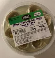 Mängden socker i Mini filets de harengs aux olives