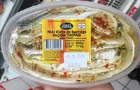 Mängden socker i Filets de harengs façon tapas