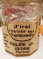 Mängden socker i Gelée de cidre fermier