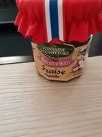 Mängden socker i Confiture de fraises morceaux de fruits