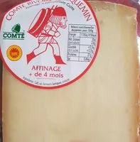 Mängden socker i Comté
