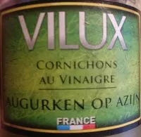 Mängden socker i Cornichons au vinaigre