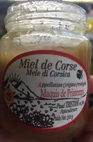 Mängden socker i Miel de Corse