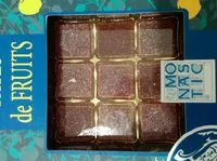 Mängden socker i Pâtes de fruits