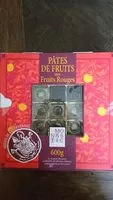 Mängden socker i Pâtes de fruit aux fruits rouges