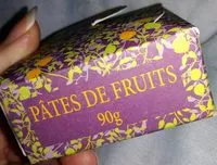 Mängden socker i Pâtes de fruits