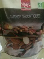 Mängden socker i Amande Decortiquee