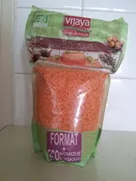 Mängden socker i Lentille corail Bio - 1 kg - Vijaya