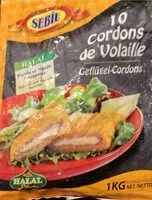 Mängden socker i 10 cordons de volaille