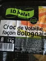 Mängden socker i Croc de volaille façon bolognaise