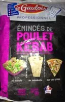 Mängden socker i Emincés de Poulet Kebab