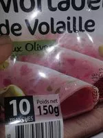 Mängden socker i Mortadelle de Volaille