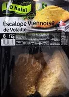 Mängden socker i Escalope Viennoise de Volail