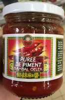 Mängden socker i Purée de Piment Sambal Oelek