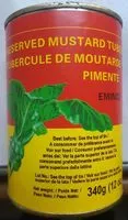Mängden socker i Tubercule de moutarde pimenté