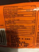 Mängden socker i Soupe De Nouilles VEJIA Boeuf CT