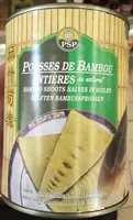 Mängden socker i Pousses de Bambou entières au naturel