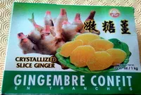 Mängden socker i Gingembre confit en tranches