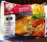 Mängden socker i Nouilles instantanées saveur crabe