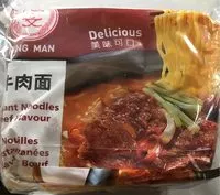 Mängden socker i Nouilles instantanées