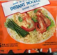 Mängden socker i Instant noodle
