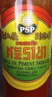 Mängden socker i Sauce de piment Sriracha