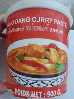 Mängden socker i Pâte de curry rouge