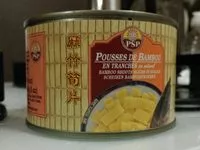 Mängden socker i Pousses de bambou en tranches