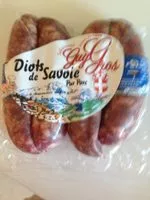 Mängden socker i Diots de savoie