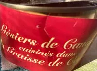 Mängden socker i Gésiers de canard cuisinés dans la graisse de canard