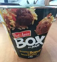 Mängden socker i Boulettes au boeuf sauce curry & riz