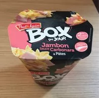 Mängden socker i Box du jour jambon sauce carbonara