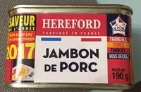 Mängden socker i Jambon de porc