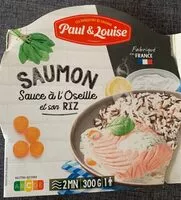 Mängden socker i Saumon à l'oseille et son riz