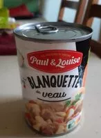 Mängden socker i Blanquette de veau Paul et Louise