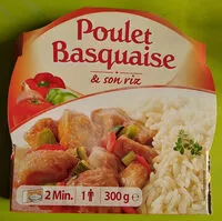 Mängden socker i Poulet basquaise & son riz