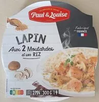 Mängden socker i Lapin aux 2 moutardes et son riz