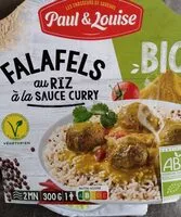 Mängden socker i Falafels au riz sauce curry