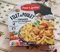 Mängden socker i Filet de poulet et ses torsades sauces aux champignons