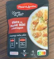 Mängden socker i Filets de Poulet Rôti à l’Estragon