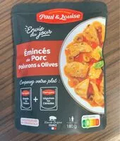 Mängden socker i Émincés de Porc Poivrons & Olives